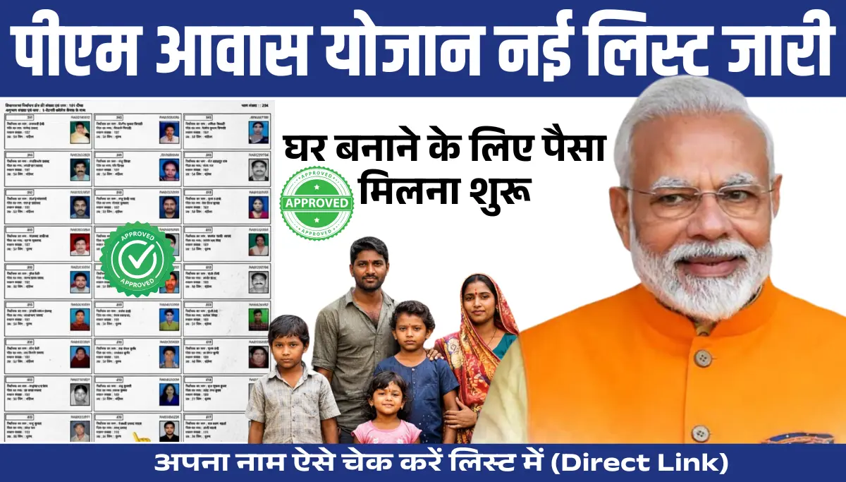 PM Awas Yojana 2026: पीएम आवास योजान नई लिस्ट जारी! घर बनाने के लिए पैसा मिलना शुरू, ऐसे चेक करें (Direct Link)