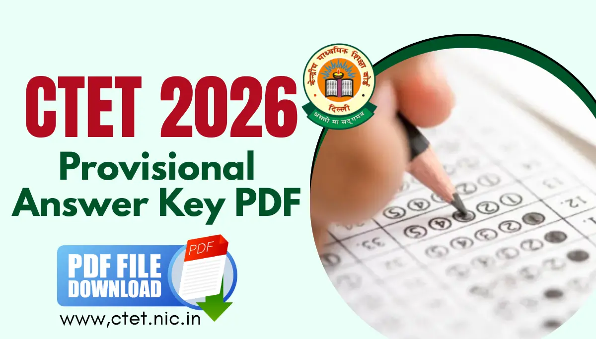 CTET Answer Key 2026