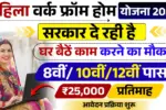 Mukhyamantri Work From Home Yojana 2026