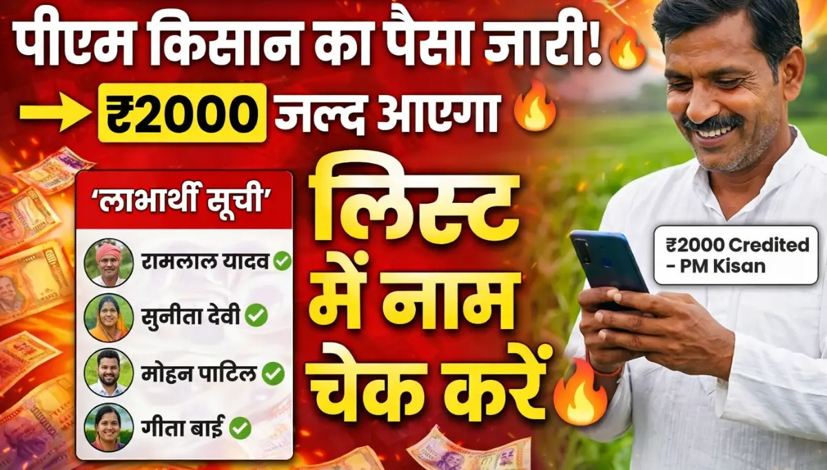 PM Kisan Beneficiary Status 2026: खाते में कब आएंगे 22वीं किस्त के 2-2 हजार? मोबाइल से इस तरह देखें