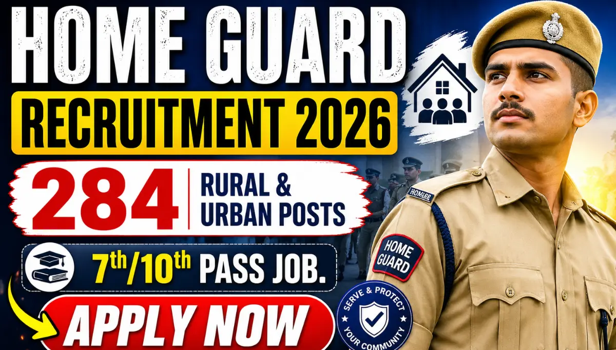 Home Guard Recruitment 2026: Apply Online for 284 Rural & Urban Posts