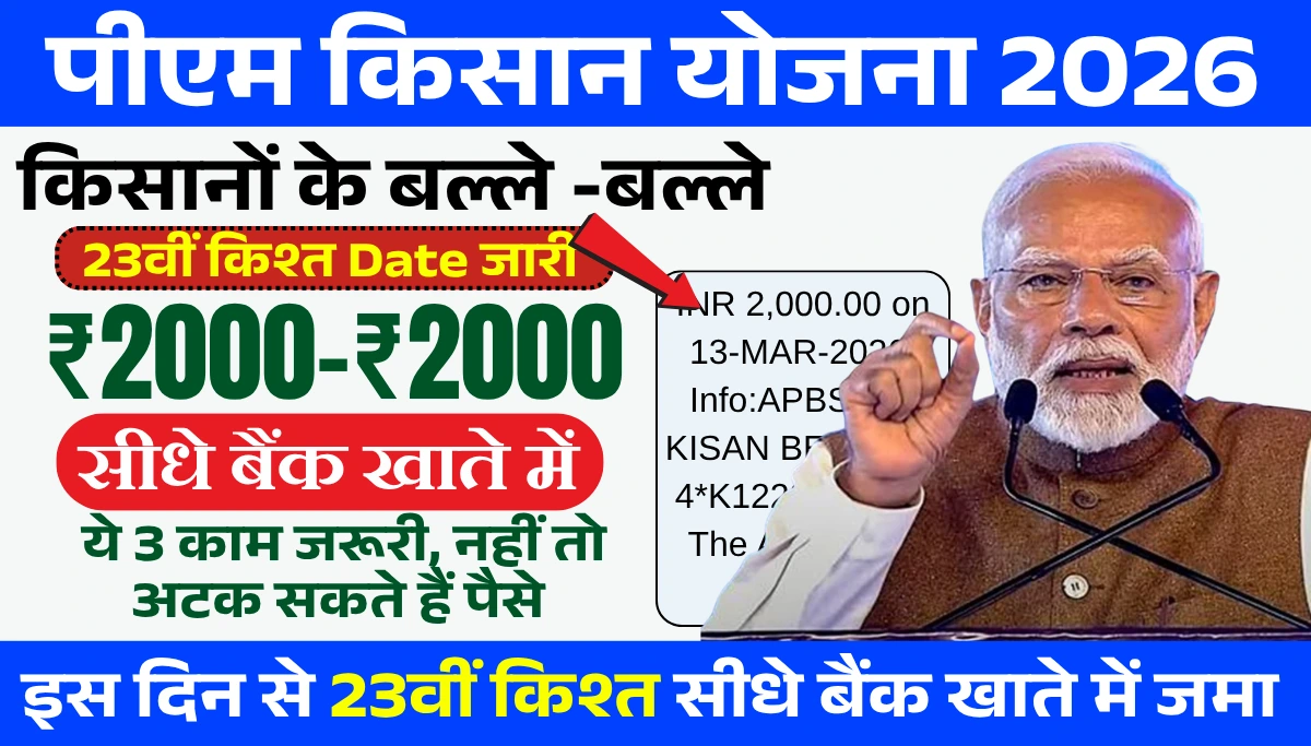 PM Kisan Nidhi 23rd Installment Date