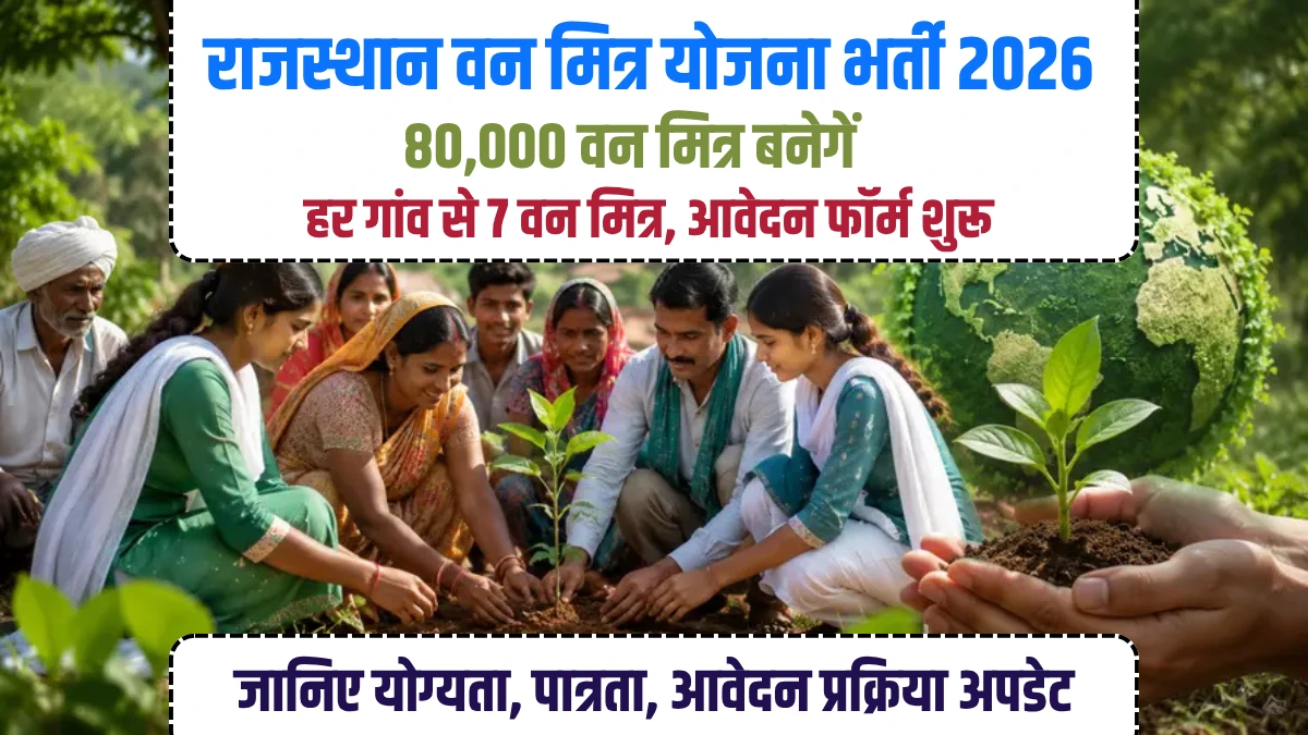 Rajasthan Van Mitra New Bharti 2026